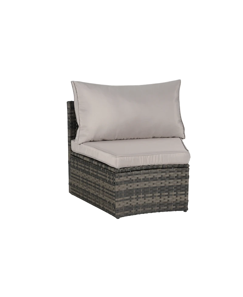 Streamdale 7-Pc Half-Moon Patio Set