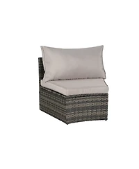 Streamdale 7-Pc Half-Moon Patio Set