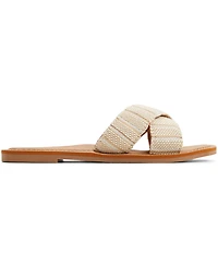 Roxy Women's Andreya Raffia Slip-On Sandals