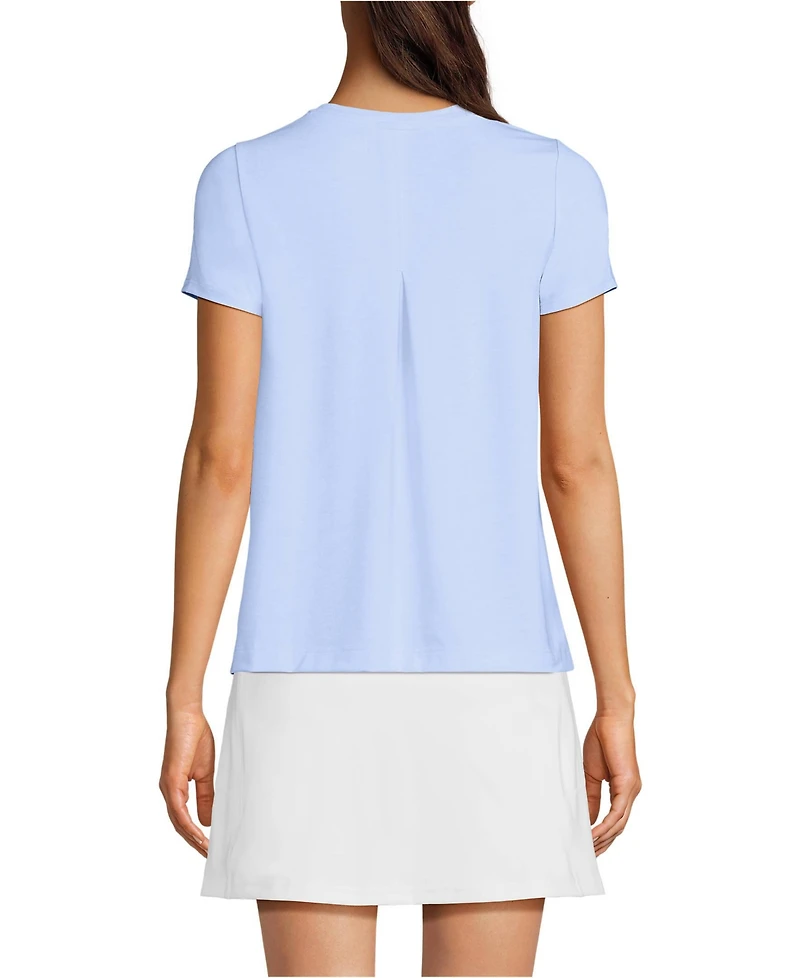 Lands' End Women's Power Performance Short Sleeve Crewneck Tee