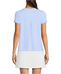 Lands' End Women's Power Performance Short Sleeve Crewneck Tee