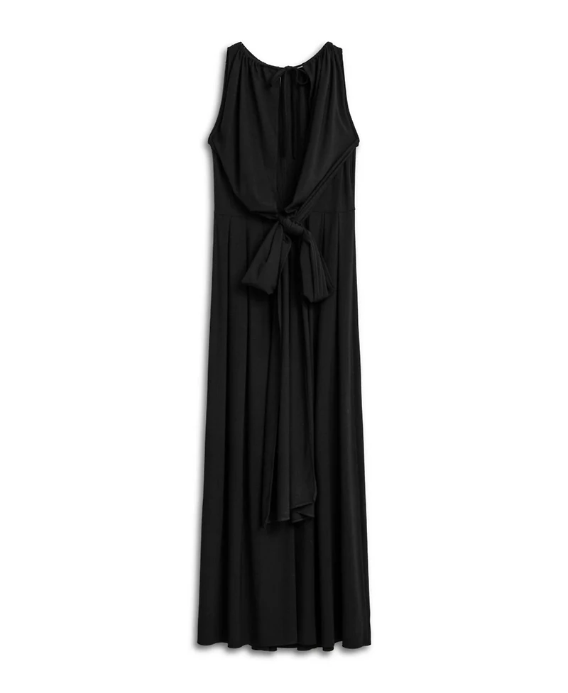 Nocturne Women's Maxi Dress with Belt Ties