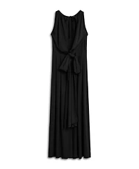 Nocturne Women's Maxi Dress with Belt Ties