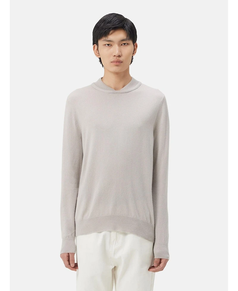 Gobi Cashmere Men's Double-Neckline Cashmere Sweater