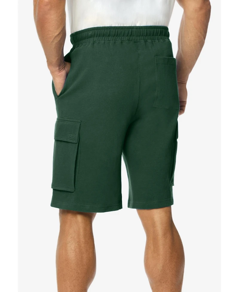 KingSize Men's French Terry Cargo Shorts