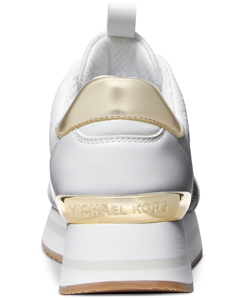 Michael Kors Women's Raina Lace-Up Trainer Running Sneakers
