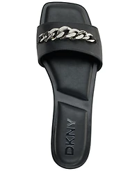 Dkny Women's Dania Chain Slide Sandals