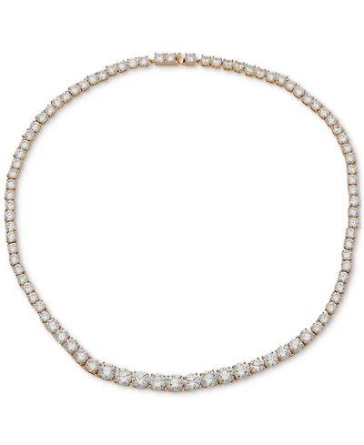 Anne Klein Crystal Tennis Style 16" Collar Necklace