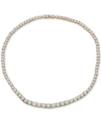 Anne Klein Crystal Tennis Style 16" Collar Necklace