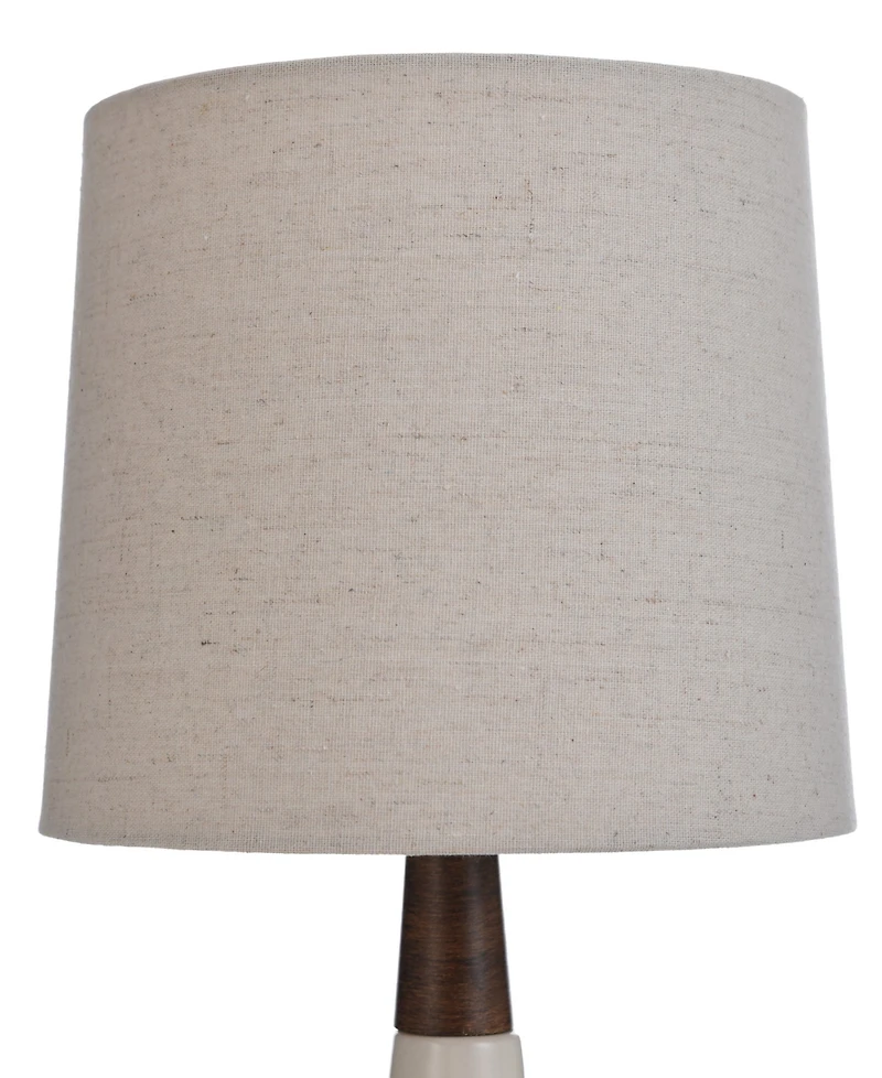 StyleCraft Home Collection 18.5" Mid Century Modern Ceramic Table Lamp