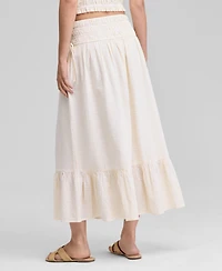And Now This Women's Smocked Seersucker Maxi Skirt, Exclusively at Macy's