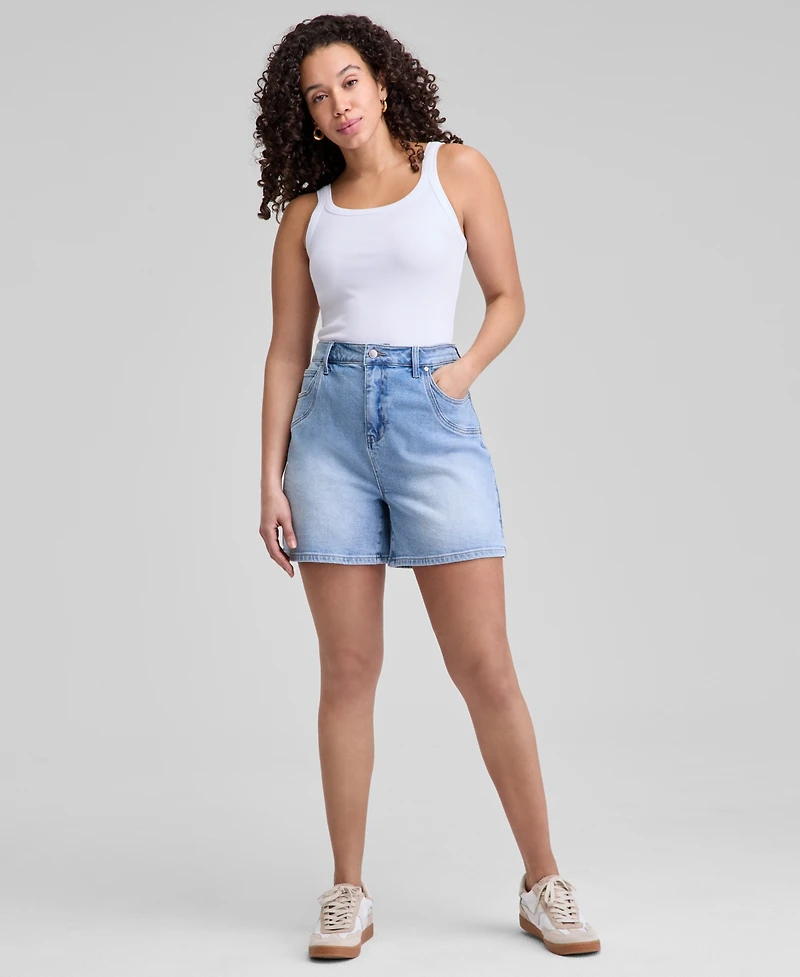 And Now This Women's Double-Pocket Denim Shorts, Exclusively at Macy's