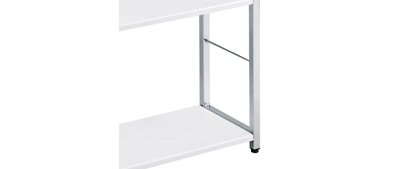 Storage Rack Shelving Unit Storage Shelf Steel Garage Utility Rack 4-Shelf Adjustable Shelves Heavy Duty Display Stand for Books, Kitchenware, Tools B