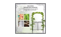 Garden Arch – Decorative Archway for Garden, Backyard, or Outdoor Pathway Accent