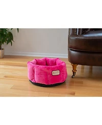 Armarkat Model C03CZH Pet Cuddle Bed for Cats and Extra Small Dogs - Pink Velvet
