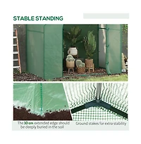 Mini Walk-In Greenhouse, Spacious Garden Structure for Easy Plant Care and Growth