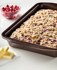 Circulon Symmetry Nonstick Chocolate Brown 9" x 13" Rectangular Cake Pan