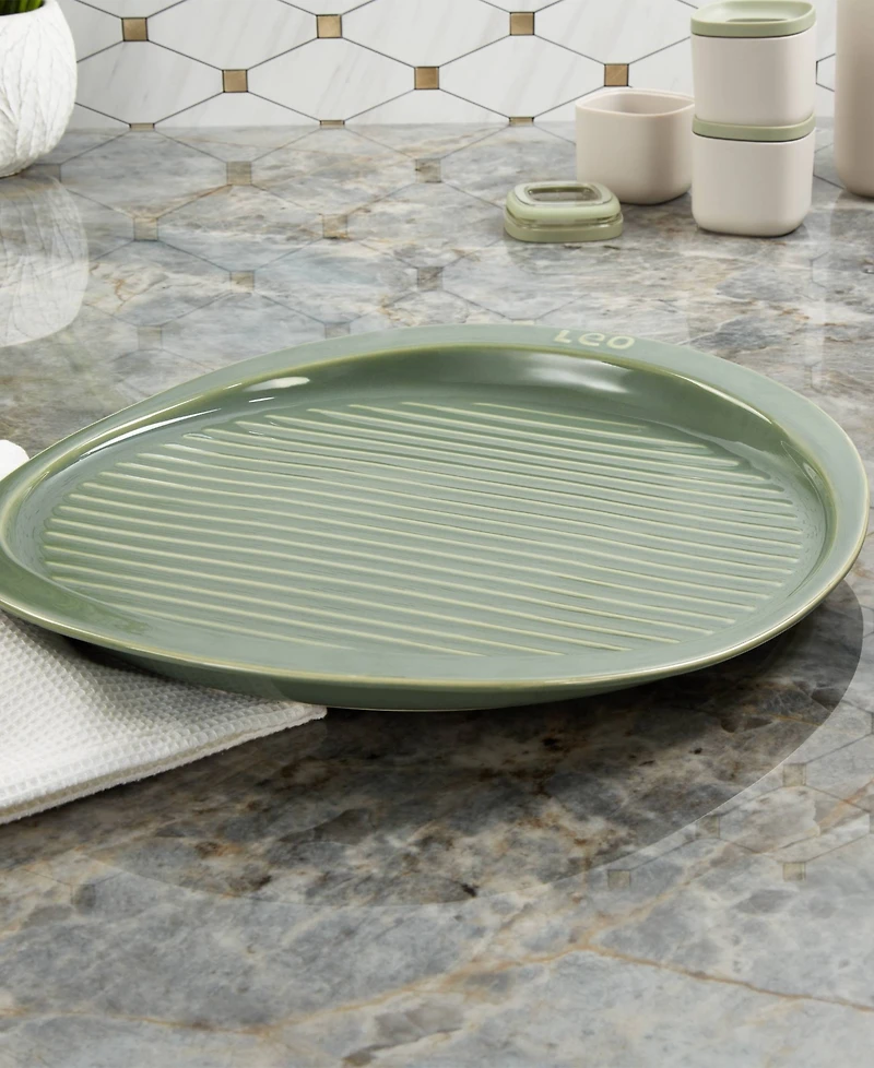 BergHOFF Balance 15.75" Stone Ribbed Pizza Tray