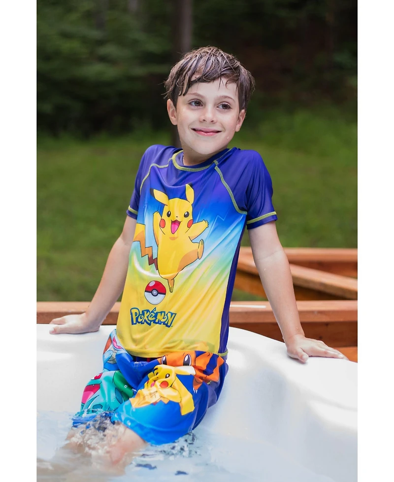 Pokemon Boys Swim Trunks Bathing Suit
