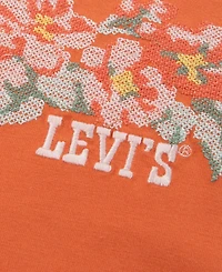 Levi's Big Girls Double Cuff Floral T-Shirt