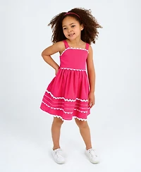 Rare Editions Toddler and Little Girls Ric-Rac Dress