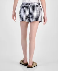 Planet Heart Juniors' Gingham Boxer Shorts