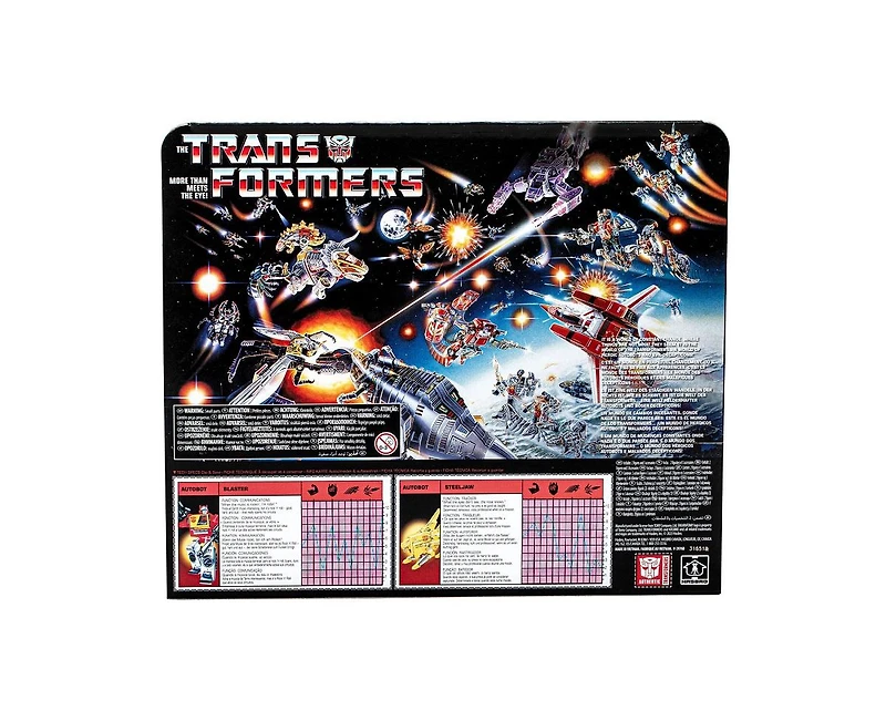 Transformers G1 Autobot Blaster and Steeljaw | Transformers Vintage G1 Reissues 40th Anniversary