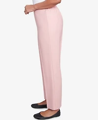 Alfred Dunner Women's Estate of Mind Pull-On Medium Length Pants