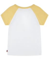 Levi's Big Girls Desert Patch Ribbed Raglan T-Shirt