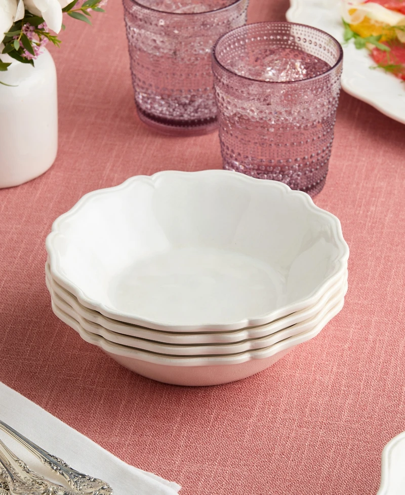 Certified International Isabella Crackle Melamine 4-Pc. All-Purpose Bowls, Service For 4