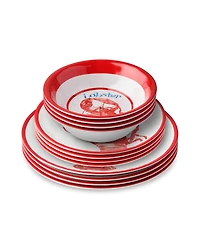 Certified International Beach House Lobster Melamine 12-Pc. Dinnerware Set, Service For 4