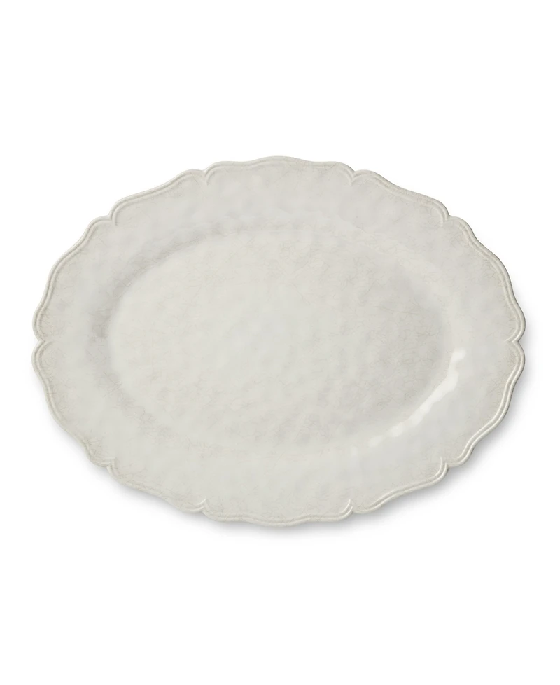 Certified International Isabella Crackle Melamine Platters, Set of 2