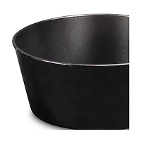 10" Red Recycled Plastic Indoor Outdoor Round Pot Planter