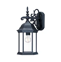 Narrow Domed Hanging Glass Lantern Wall Light