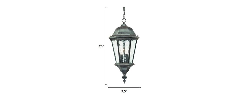 Carousel Lantern Two-Light Hanging Light – Classic Outdoor Lighting Fixture