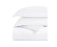 Superior Egyptian Cotton 300 Thread Count Solid Duvet Cover Set