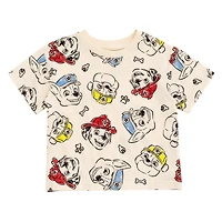 Paw Patrol Boys T-Shirt and French Terry Shorts Outfit Set