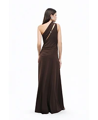 Nocturne Women's One Shoulder Maxi Dress
