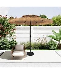 Mondawe Ft Hawaiian Beach Parasol Outdoor Umbrella