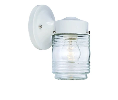 Standard Jelly Jar Outdoor Wall Light for Porch and Entryway