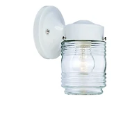 Standard Jelly Jar Outdoor Wall Light for Porch and Entryway