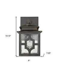 Outdoor Lantern Wall Light Fixture for Porch and Entryway Lighting