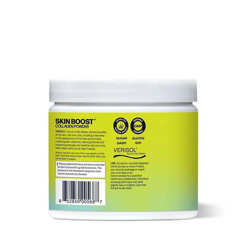 Skin Boost [50-Serves] Collagen Powder Supplement with Verisol Bioactive Hydrolyzed Peptides & Vitamin C to Improve Skin, Hair Nail Health