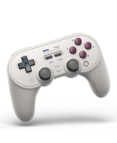 8Bitdo Pro 2 Bluetooth Wireless Gaming Controller with Hall Effect Joystick Update for Switch, Pc, Android, and Steam Deck & Apple - G Classic