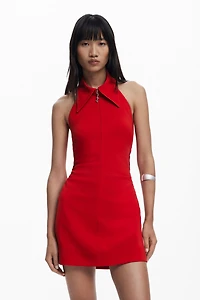 Desigual Women's Short dress with zipper and lapel