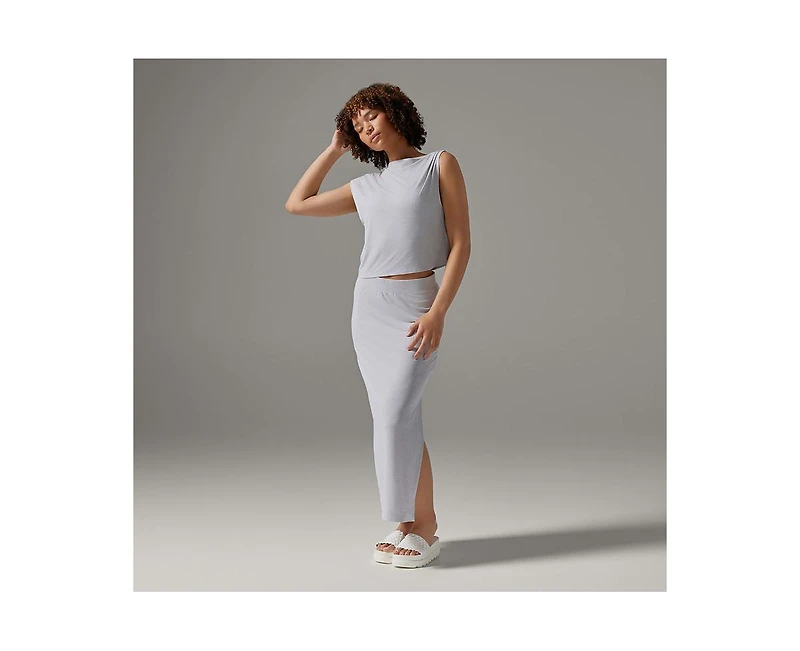 Tavi Women's Brushed Tec Knit Asymmetrical Tee