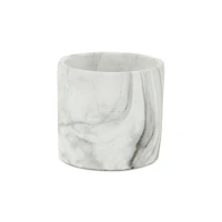 Ceramic Round Planter with Marbleized Finish – Versatile Pot for Home & Garden