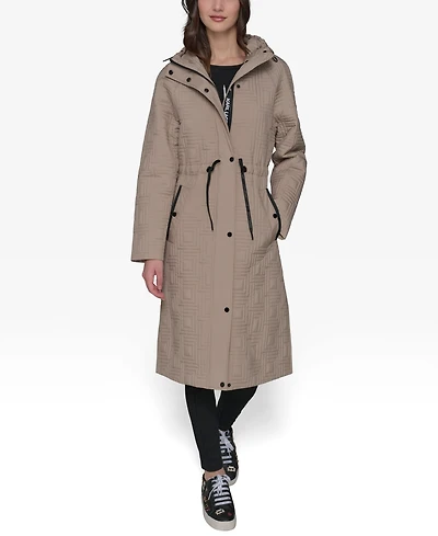 Karl Lagerfeld Paris Women's Quilted Anorak