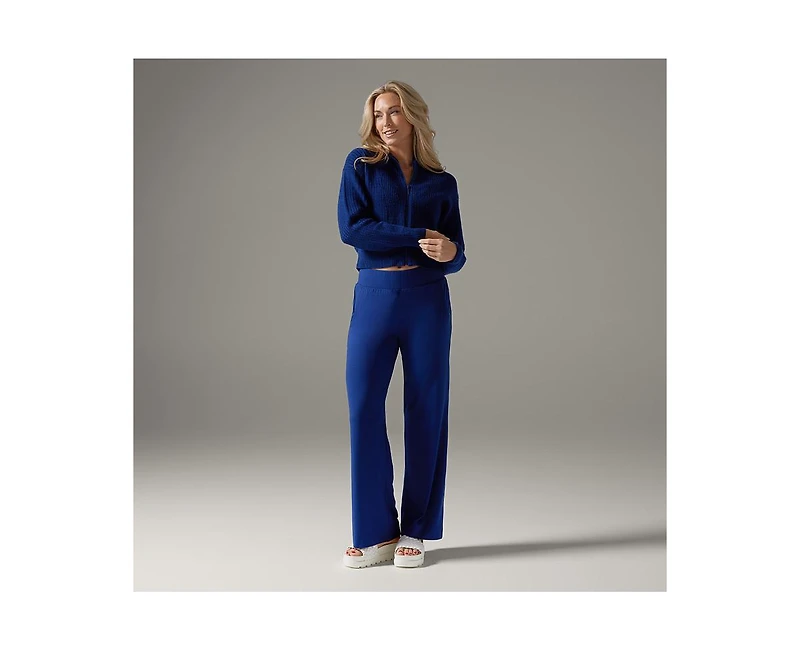 Tavi Women's Brushed Tec Knit Wide Leg Pant