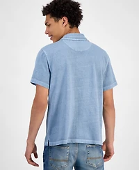 Sun + Stone Men's Faded Short Sleeve Polo Shirt, Exclusively at Macy's